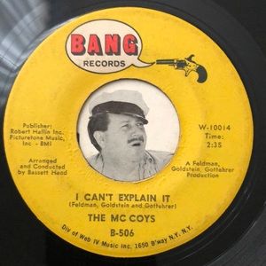 The McCoys Hang On Sloopy Vinyl 45 Record '65